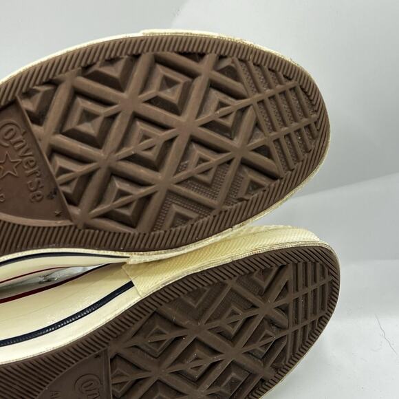 Converse Chuck Taylor 70 HI Mens 6.5 W8.5 Canvas White/Garnet/Egret Casual Shoes - Picture 11 of 14